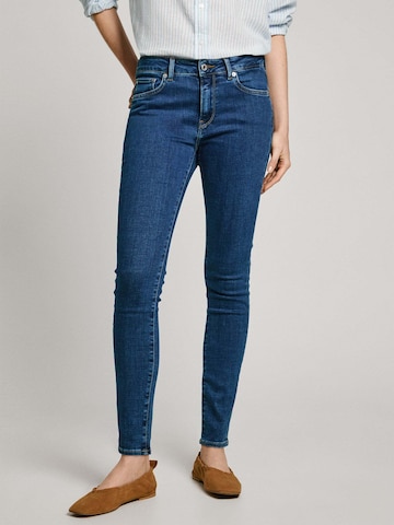Skinny Jean 'New Brooke' Pepe Jeans en bleu : devant