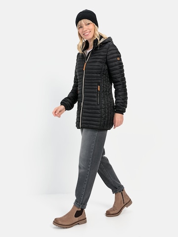 CAMEL ACTIVE Wintermantel in Zwart