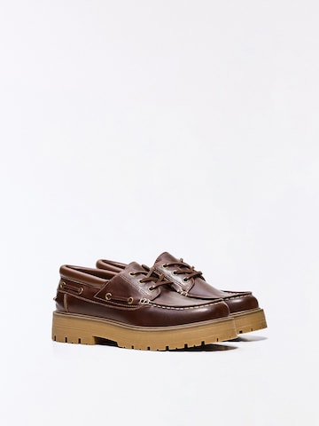 Mocassin Bershka en marron