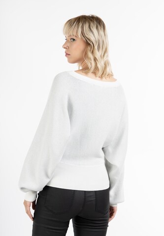 Pull-over 'Nolie' myMo ROCKS en blanc