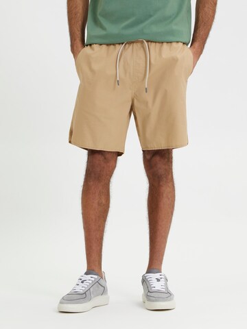 SELECTED HOMME Regular Shorts 'Emil' in Beige: predná strana