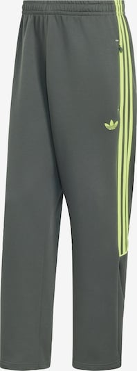 ADIDAS ORIGINALS Pantalon 'Teamgeist 26' en 28-29/Regular en citron vert / vert foncé, Vue avec produit