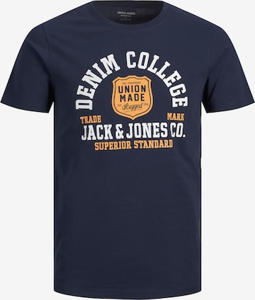 JACK & JONES Tričko – modrá: přední strana