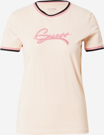 T-shirt 'CAMILA' GUESS en rose : devant