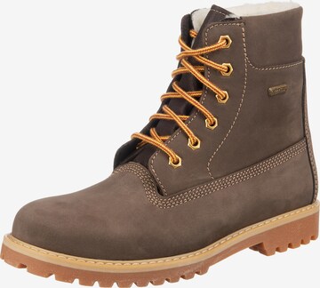 Däumling Boots in Brown: front