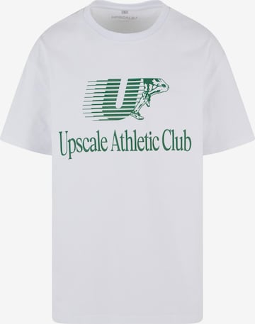 MT Upscale Футболка 'Athletic Club' в Белый: спереди