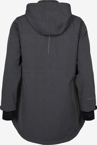 Zizzi Jacke 'MAURA' in Grau