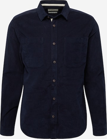 TOM TAILOR Button Up Shirt in Blue: front