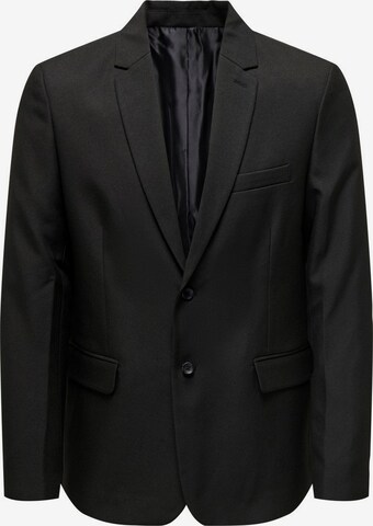 Only & Sons Slim Fit Sakko in Schwarz: predná strana