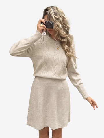 Abito in maglia di Imily Bela in beige