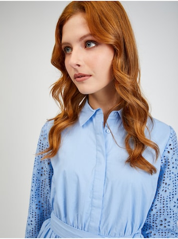 Orsay Shirt Dress in Blue