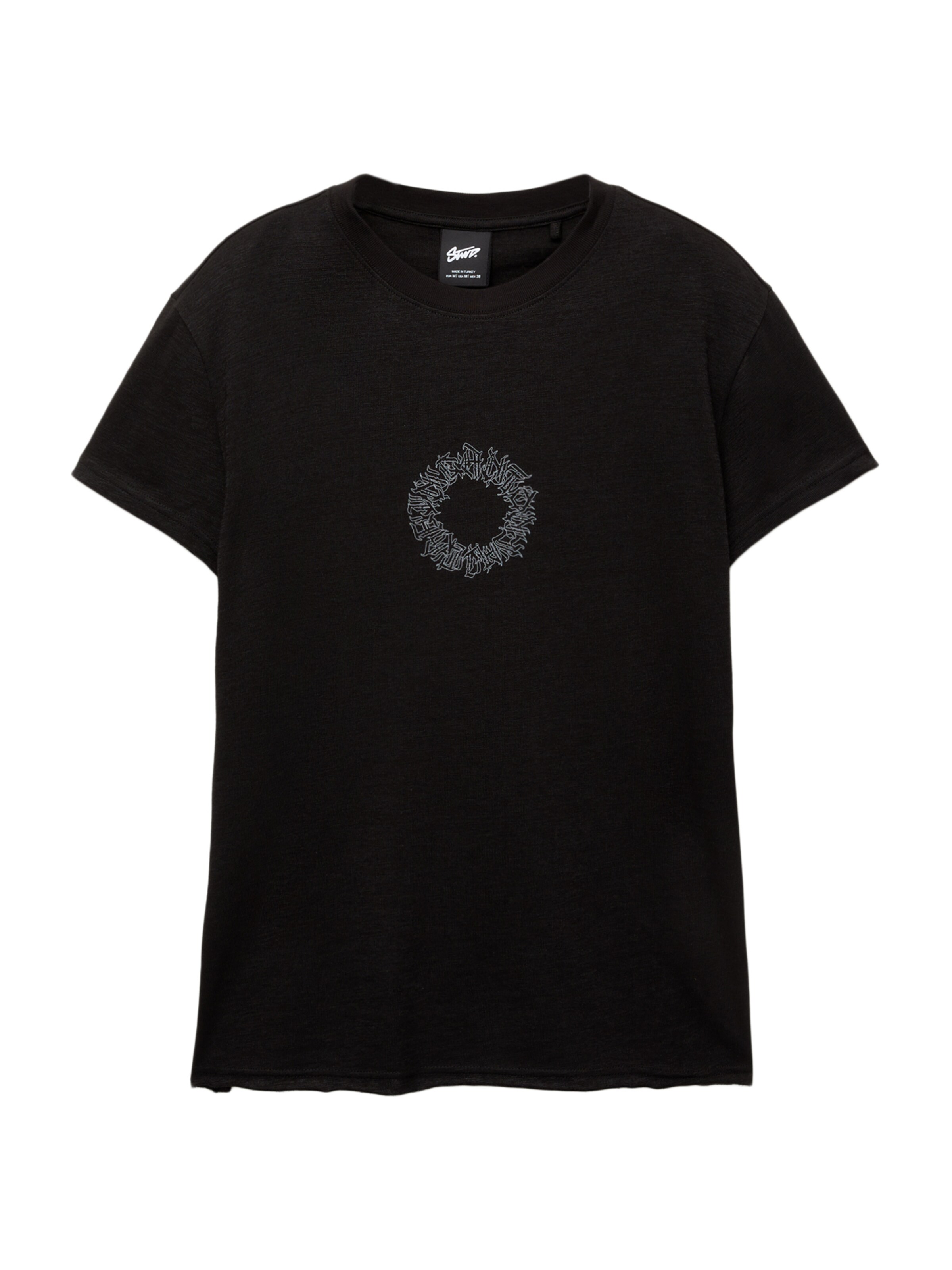Pull&Bear Shirt 'GOTICO' in Black: front