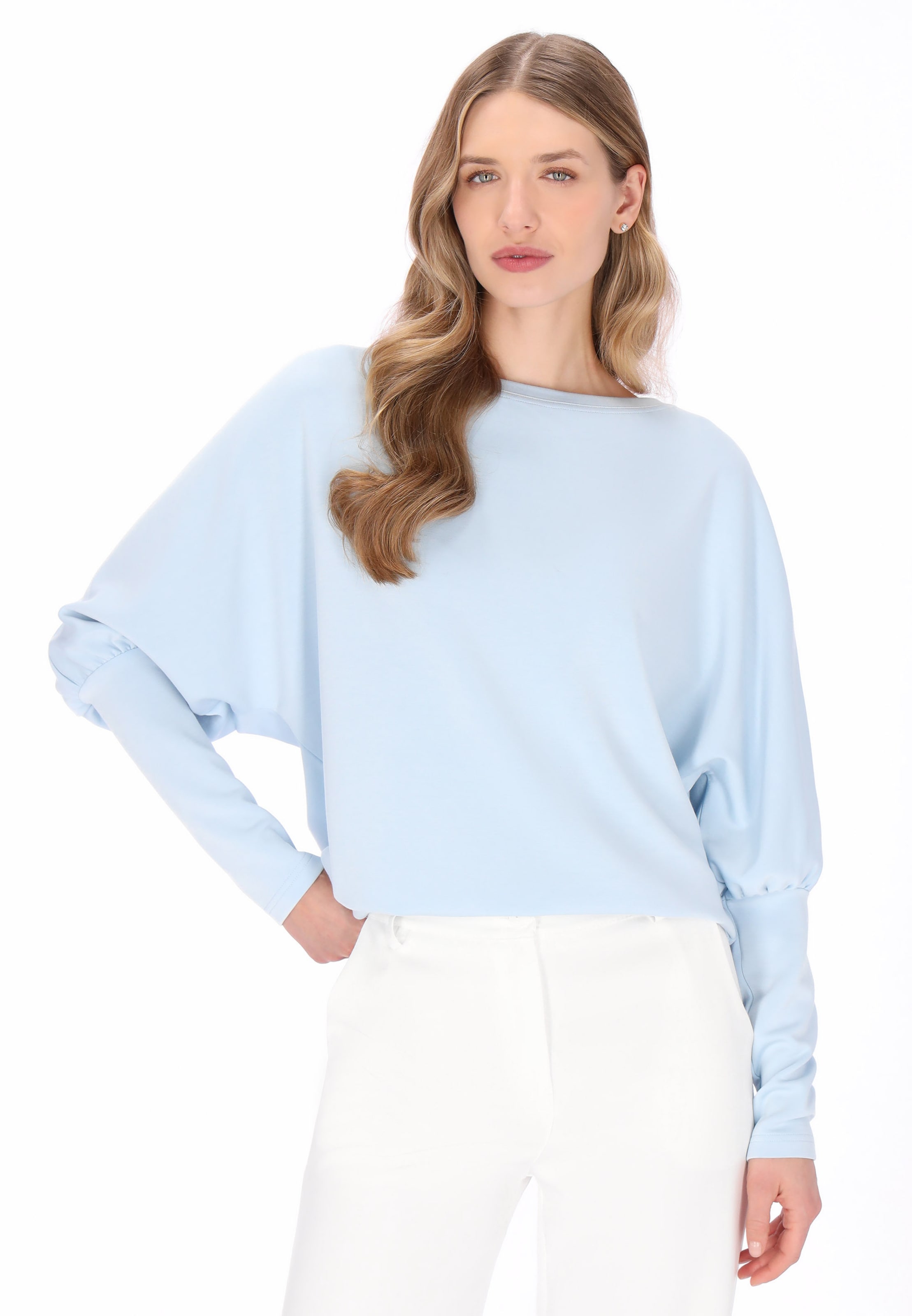 Sweat-shirt 'Classic' DreiMaster Klassik en bleu : devant
