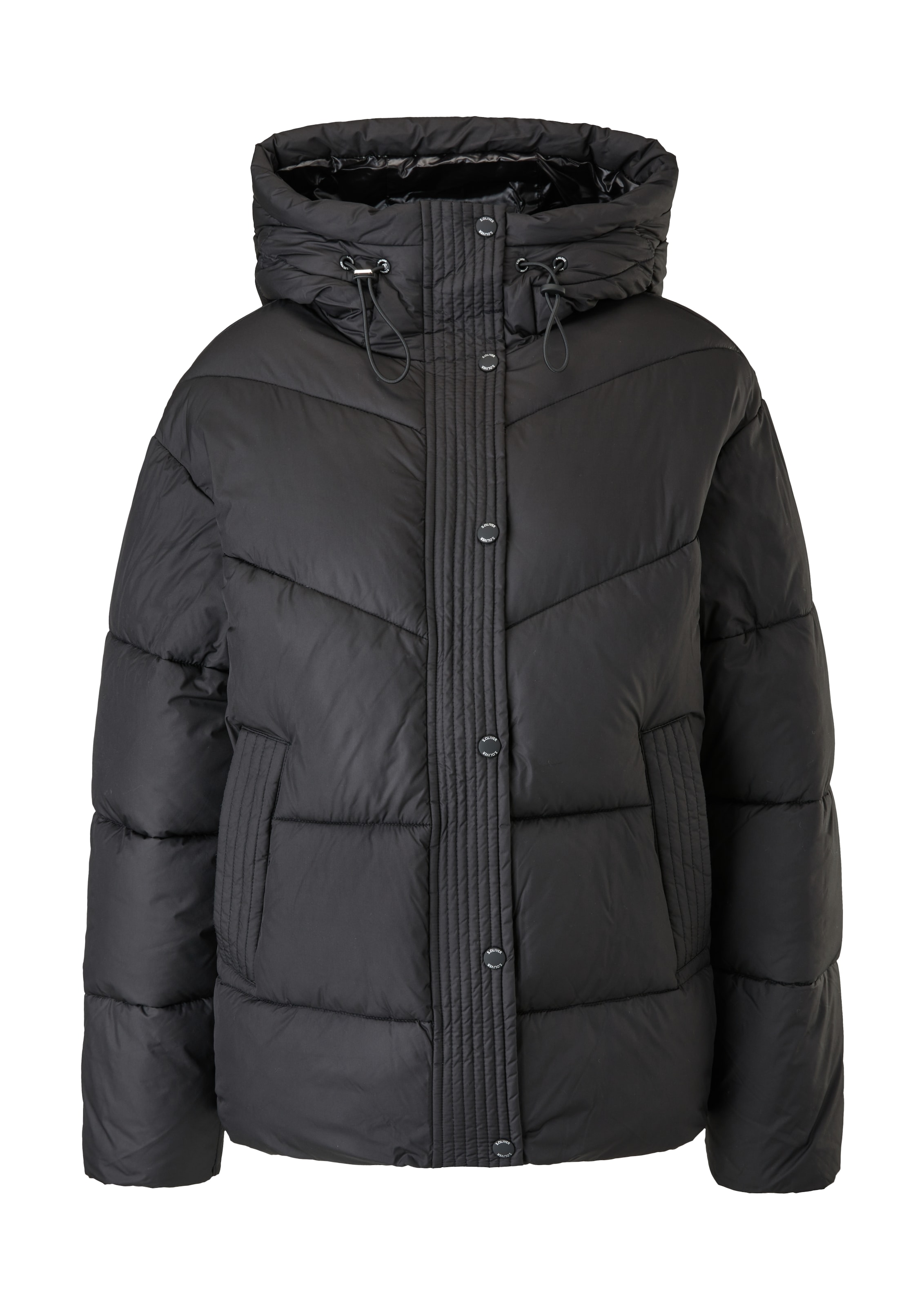 s.Oliver Winterjas in Zwart: voorkant