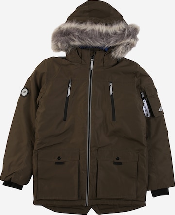 4F Outdoorjacke in Grün: predná strana