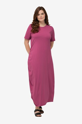 Robe Ulla Popken en rose : devant