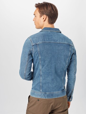 TOM TAILOR DENIM Tussenjas in Blauw