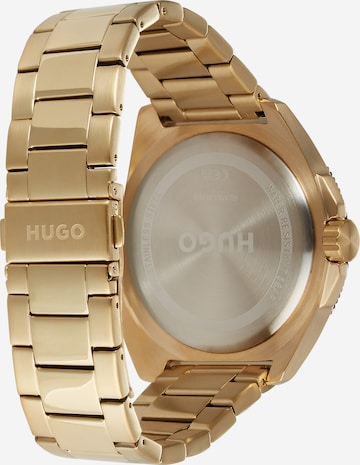 HUGO Red Analoog horloge in Goud