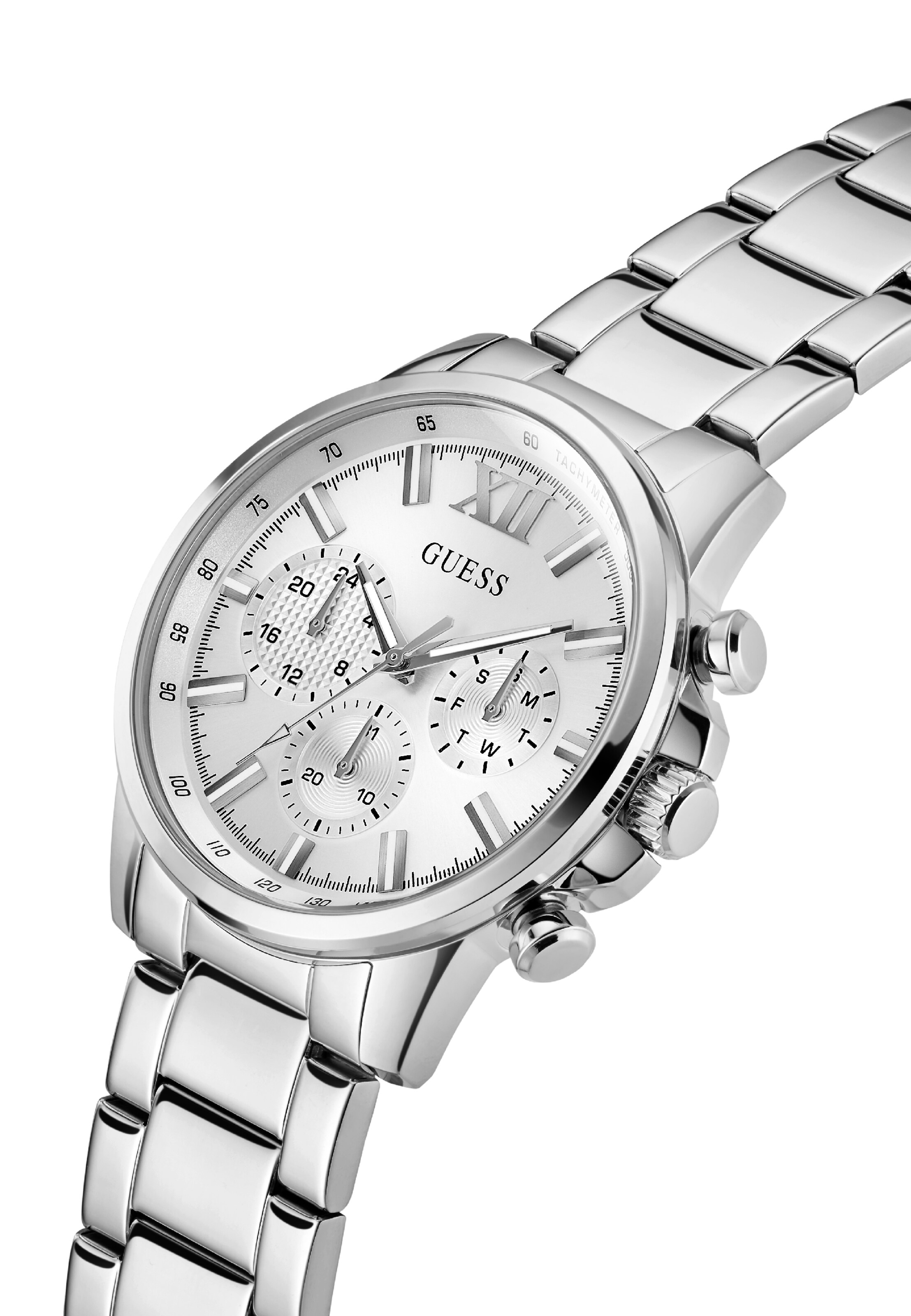 Orologio analogico ' WALKER ' di GUESS in argento