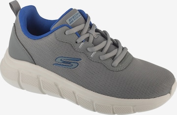 SKECHERS Platform trainers 'Skechers Bobs B Flex - Icy Edge' in Grey: front
