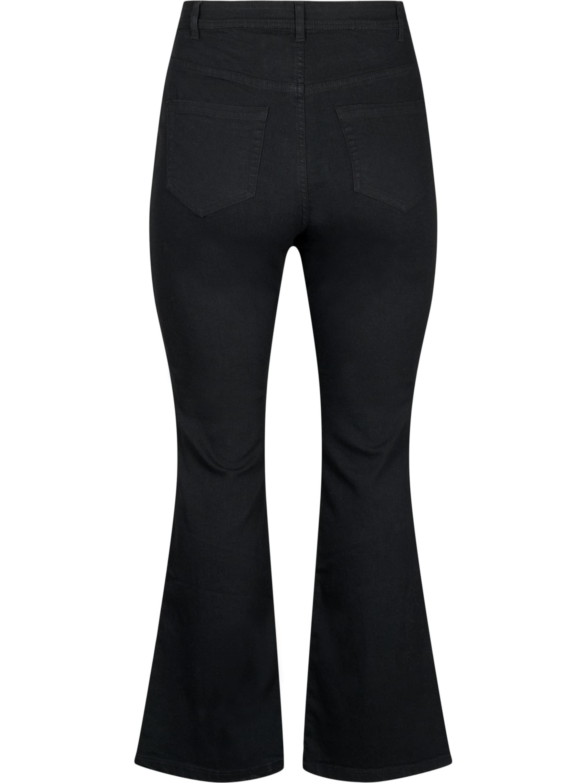 Zizzi Štandardný strih Džínsy - Čierna: predná strana