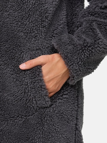 Threadbare Between-seasons coat 'Bear' in Grey