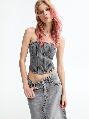 Pull&Bear Top in Grey: front