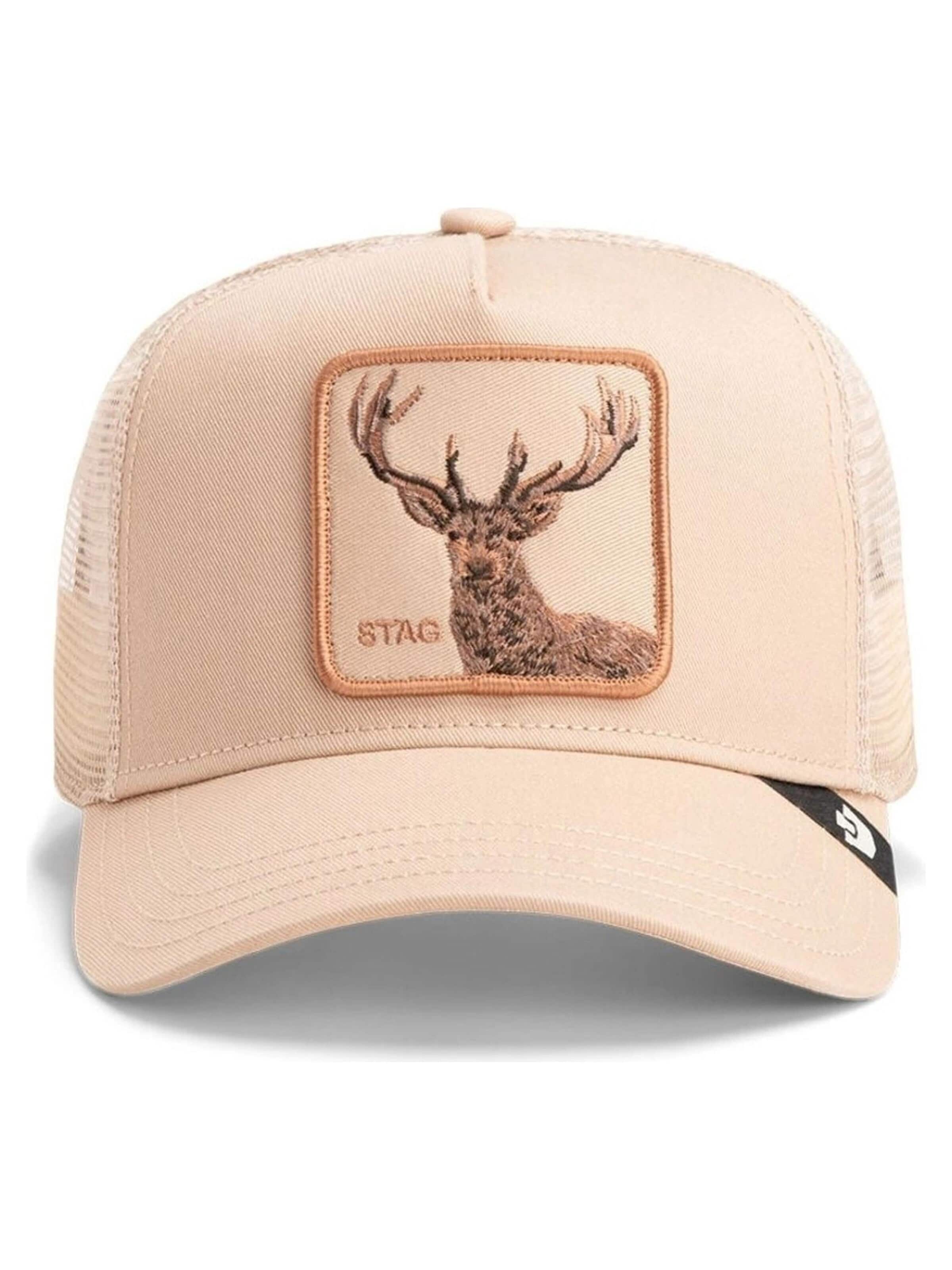 GOORIN Bros. - Gorra 'Gorra goorin bros tostada ciervo v2 stag trucker cap' en beige: frente