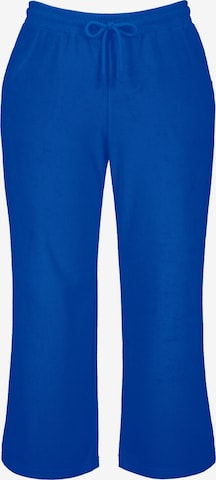 Ulla Popken Bootcut Broek in Blauw: voorkant