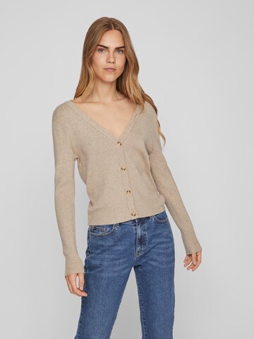 Cardigan 'Comfy' VILA en beige : devant