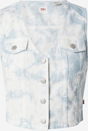 LEVI'S ® Bluse 'BELLA' in blue denim / rot / white denim, Produktansicht