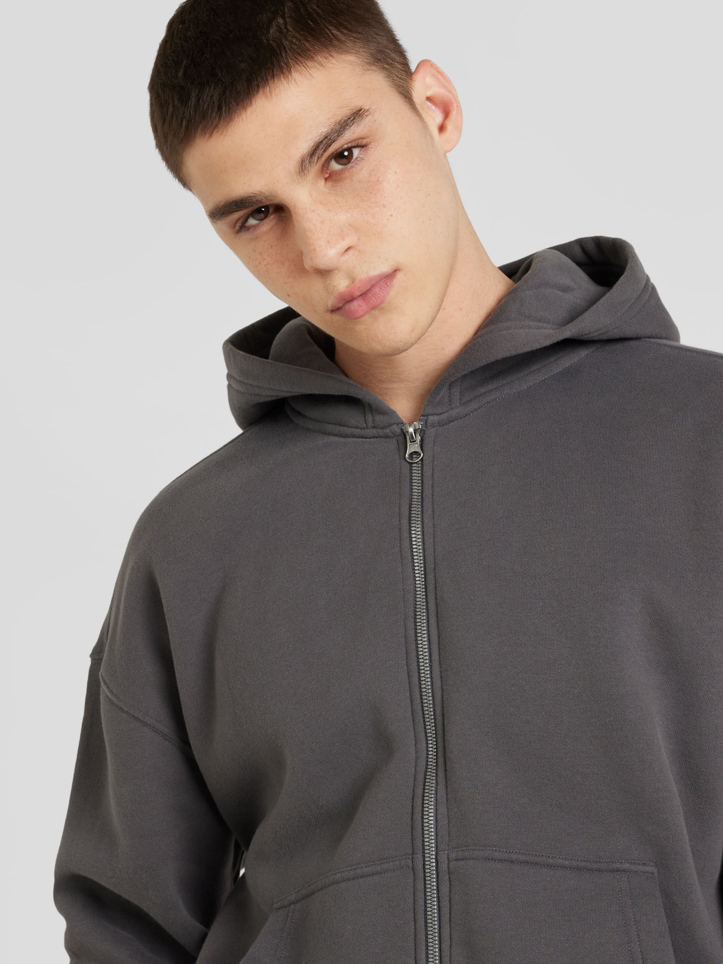 Grey hollister hoodie discount