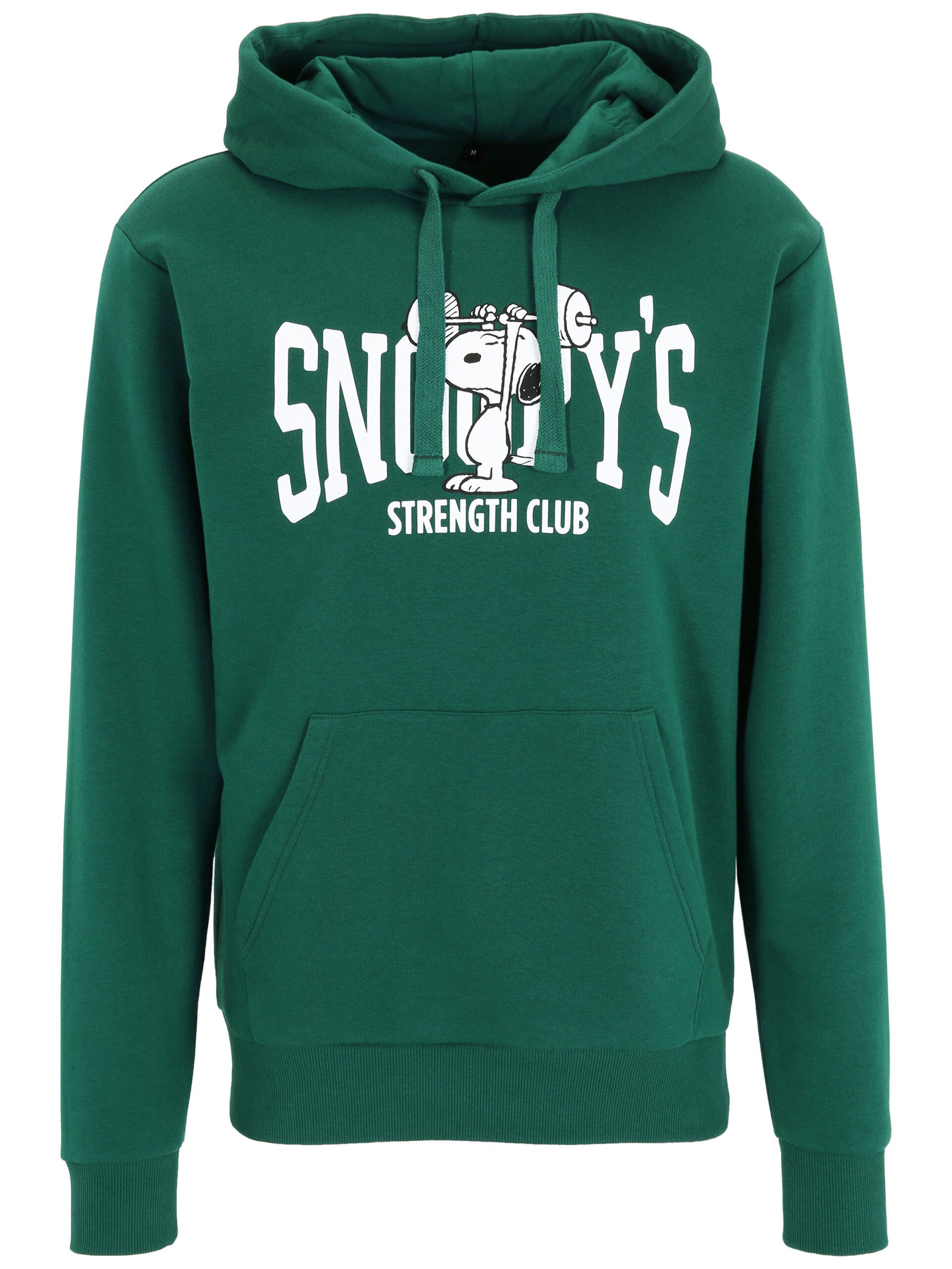 Course Sweater 'Snoopy's Strenght Club' in Green, Item view