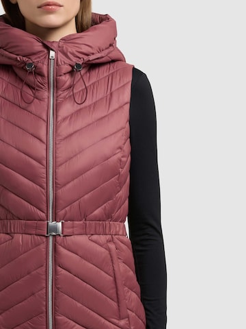 Gilet 'Demie' di khujo in rosa