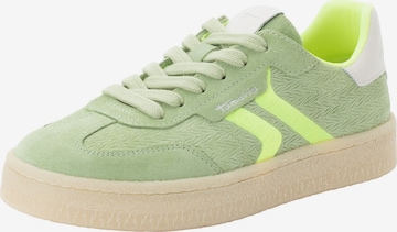 Sneaker bassa di Tamaris in verde: frontale