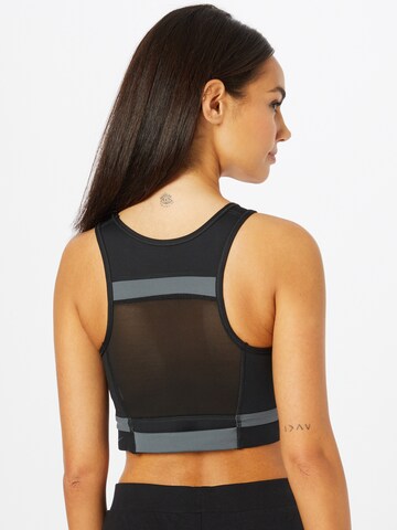 NIKE Bralette Sports bra 'Swoosh Run Division' in Black