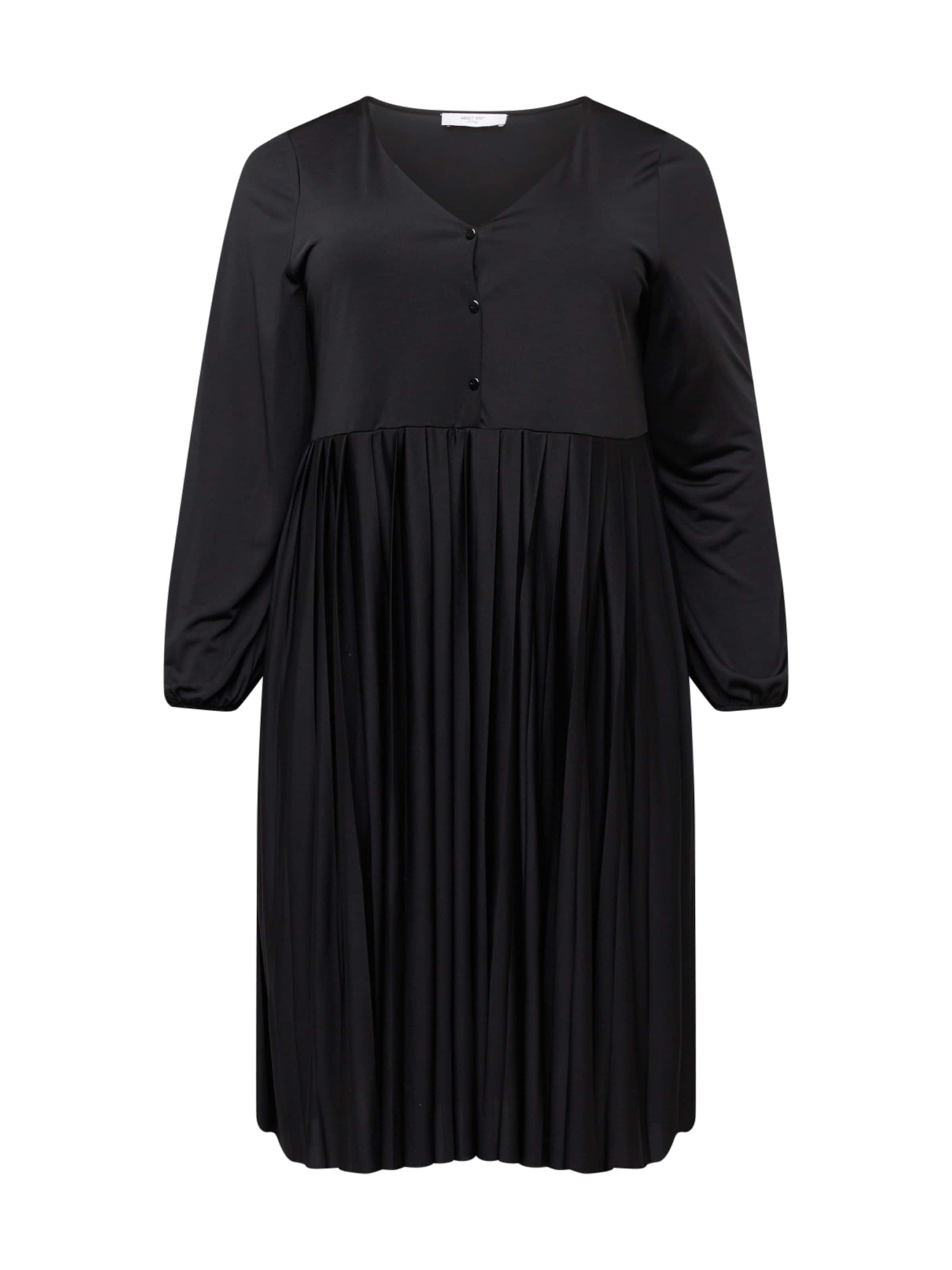 ABOUT YOU Curvy Φόρεμα 'Kasha' σε μαύρο: μπροστά