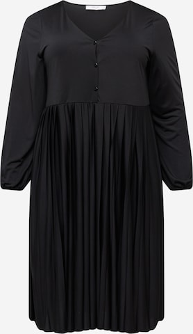 ABOUT YOU Curvy Dress 'Kasha' in Black: front