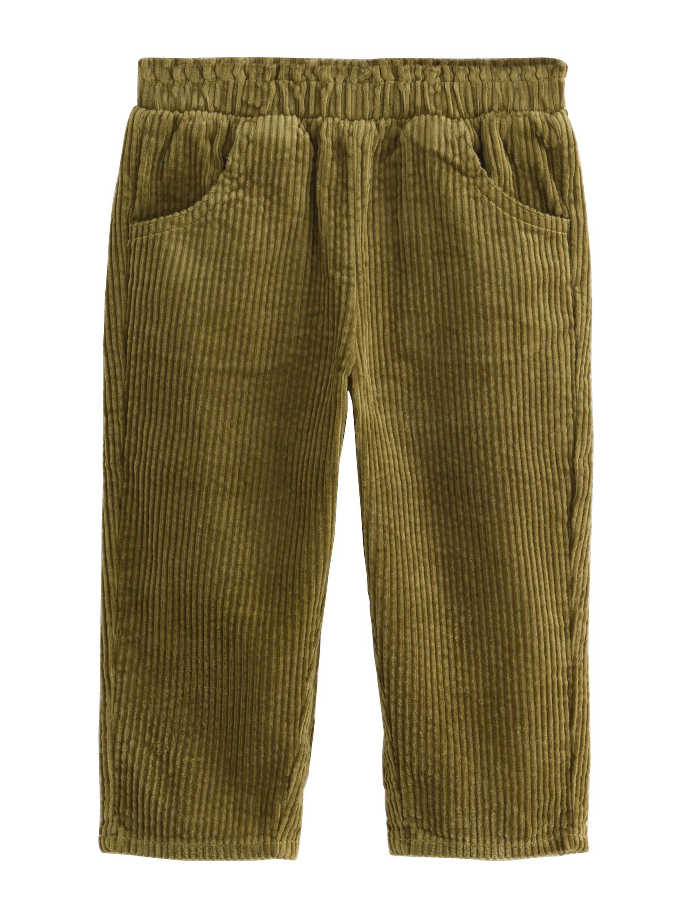 Next - regular Pantalón en verde: frente