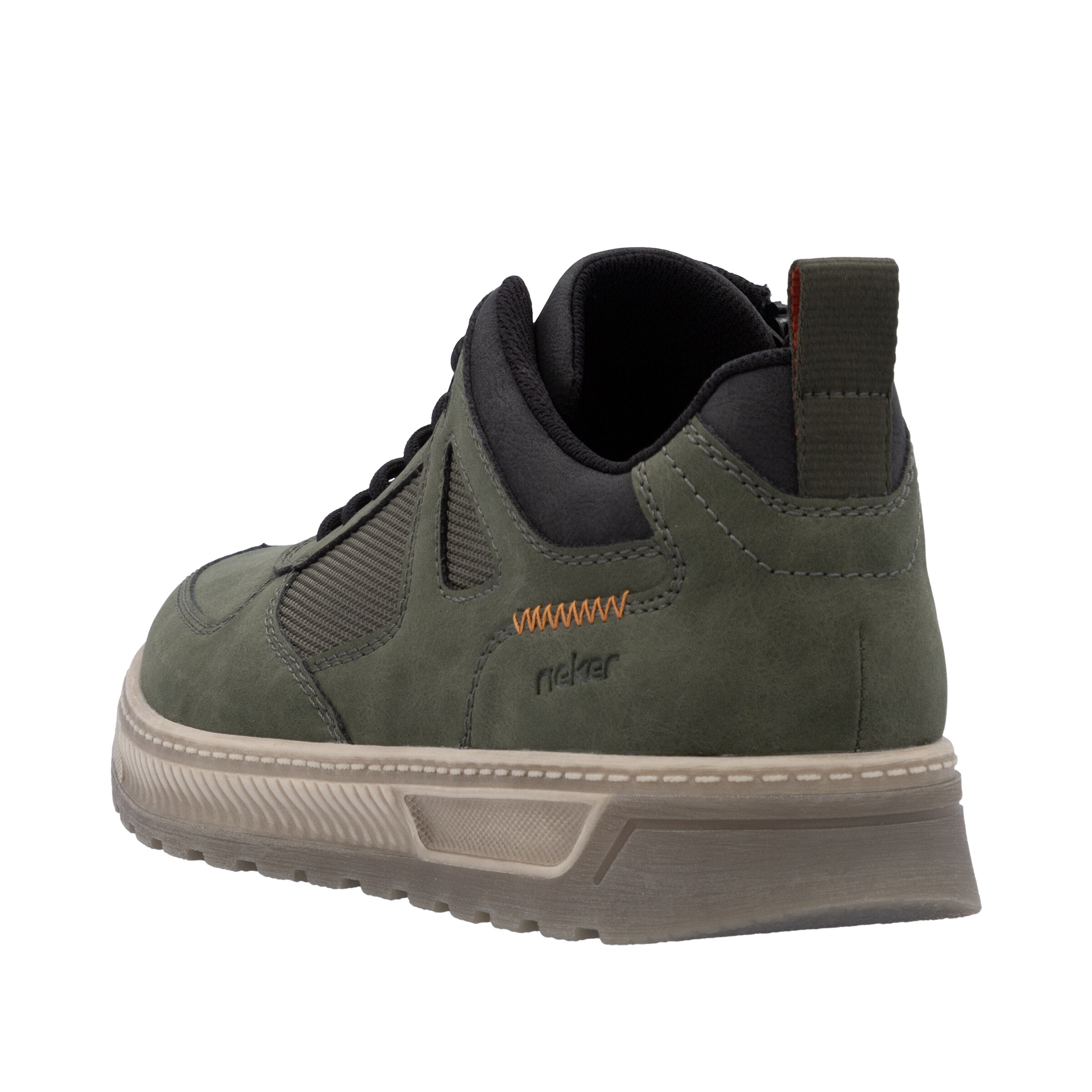 Baskets basses Rieker en vert