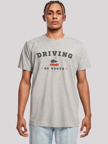 F4NT4STIC Shirt in Grijs: voorkant