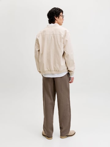 JACK & JONES Loose fit Chino trousers 'JJKarl Lawrence' in Brown