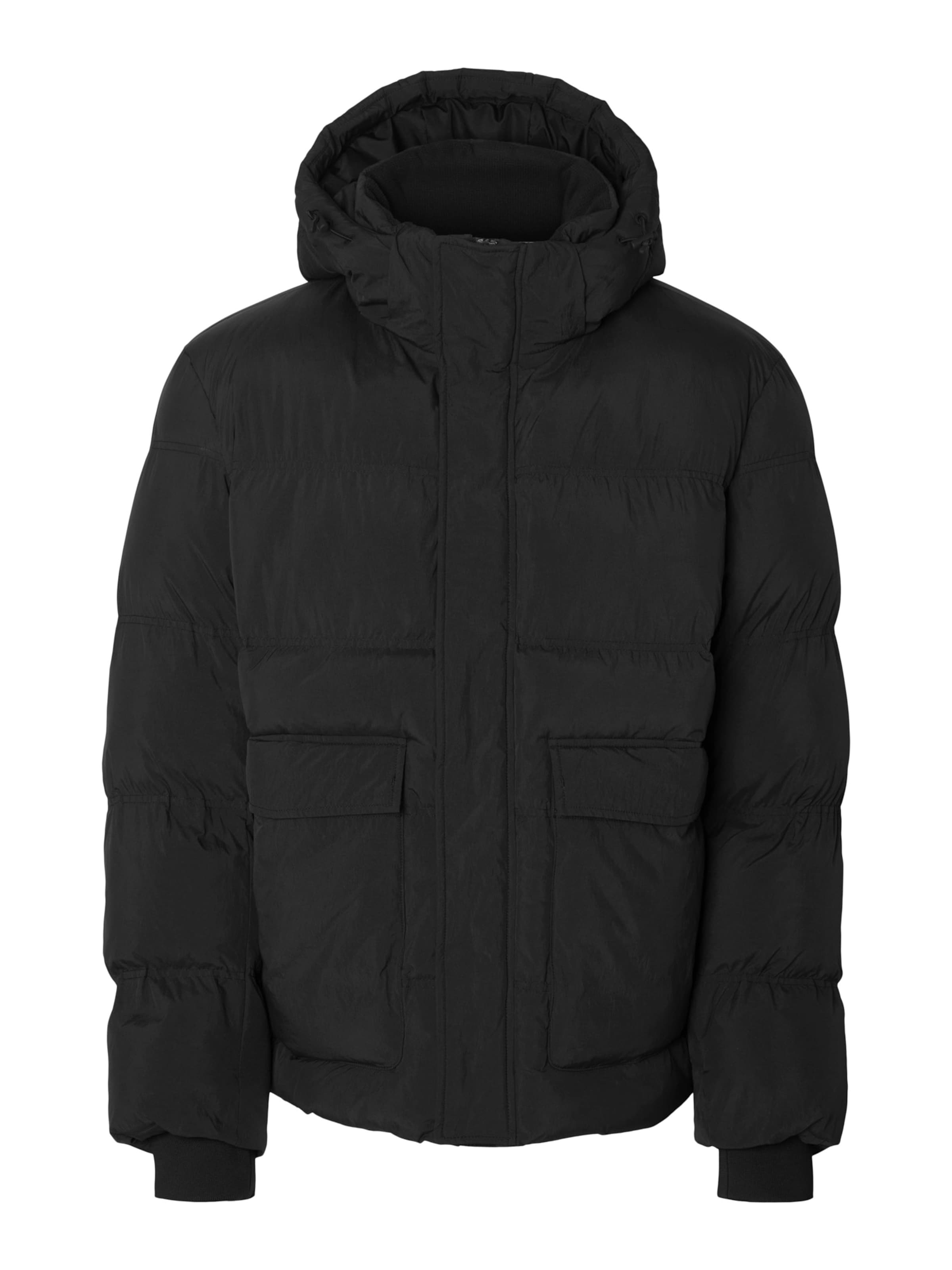 Giacca invernale 'SLHAnders' di SELECTED in nero: frontale