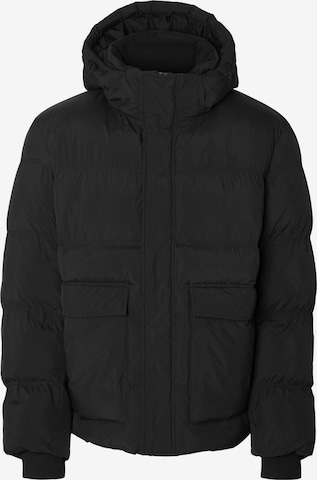 Veste d’hiver 'SLHANDERS' SELECTED en noir : devant