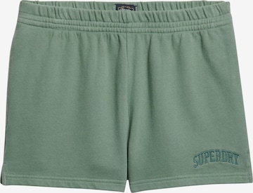 Superdry Pants in Green: front
