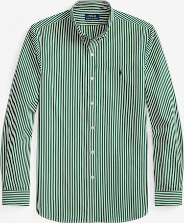 Polo Ralph Lauren Slim Fit Businesspaita värissä vihreä: etupuoli