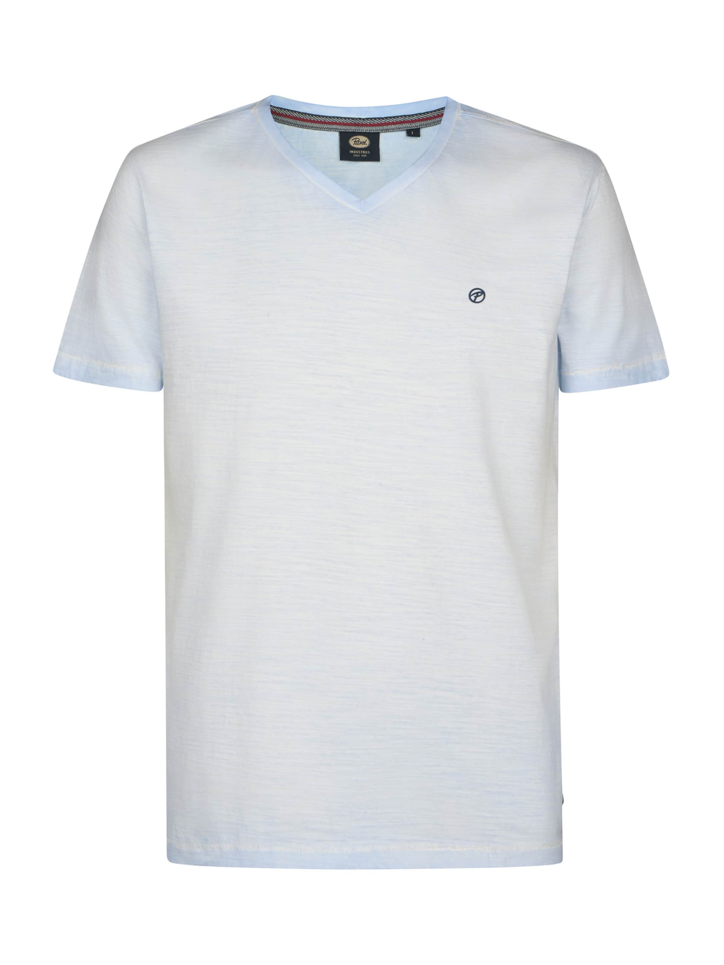 Petrol Industries T-shirt i blå: framsida