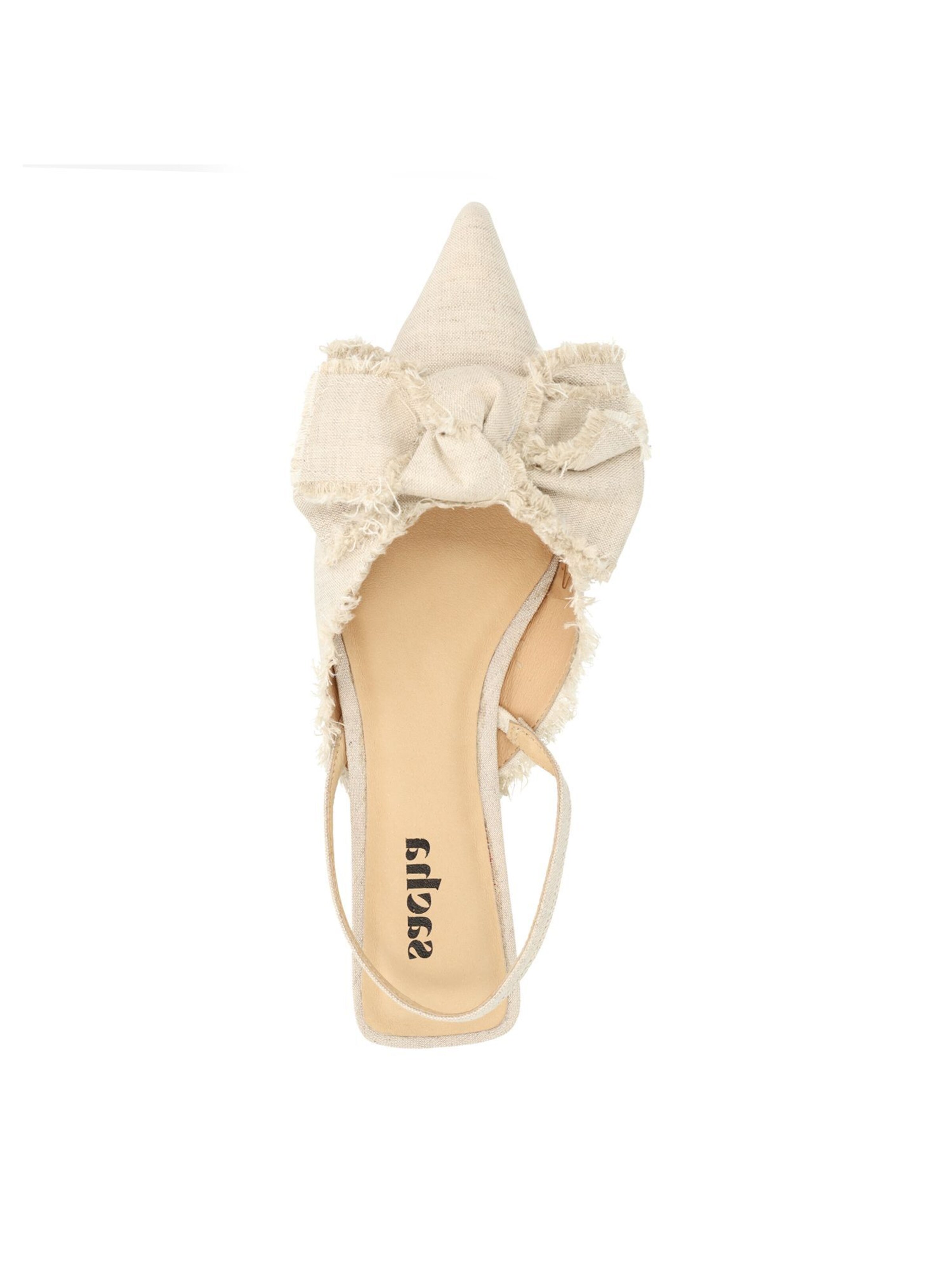 Ballerines à lanières SACHA en beige