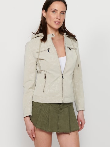 KOROSHI Übergangsjacke in Beige