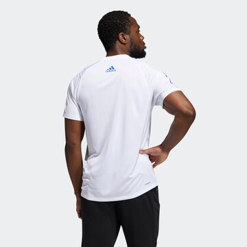 T-Shirt fonctionnel 'FreeLift' ADIDAS PERFORMANCE en blanc